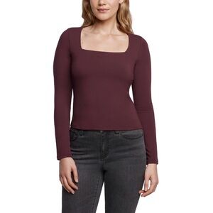NWT Express Deep Burgundy Long Sleeve Top